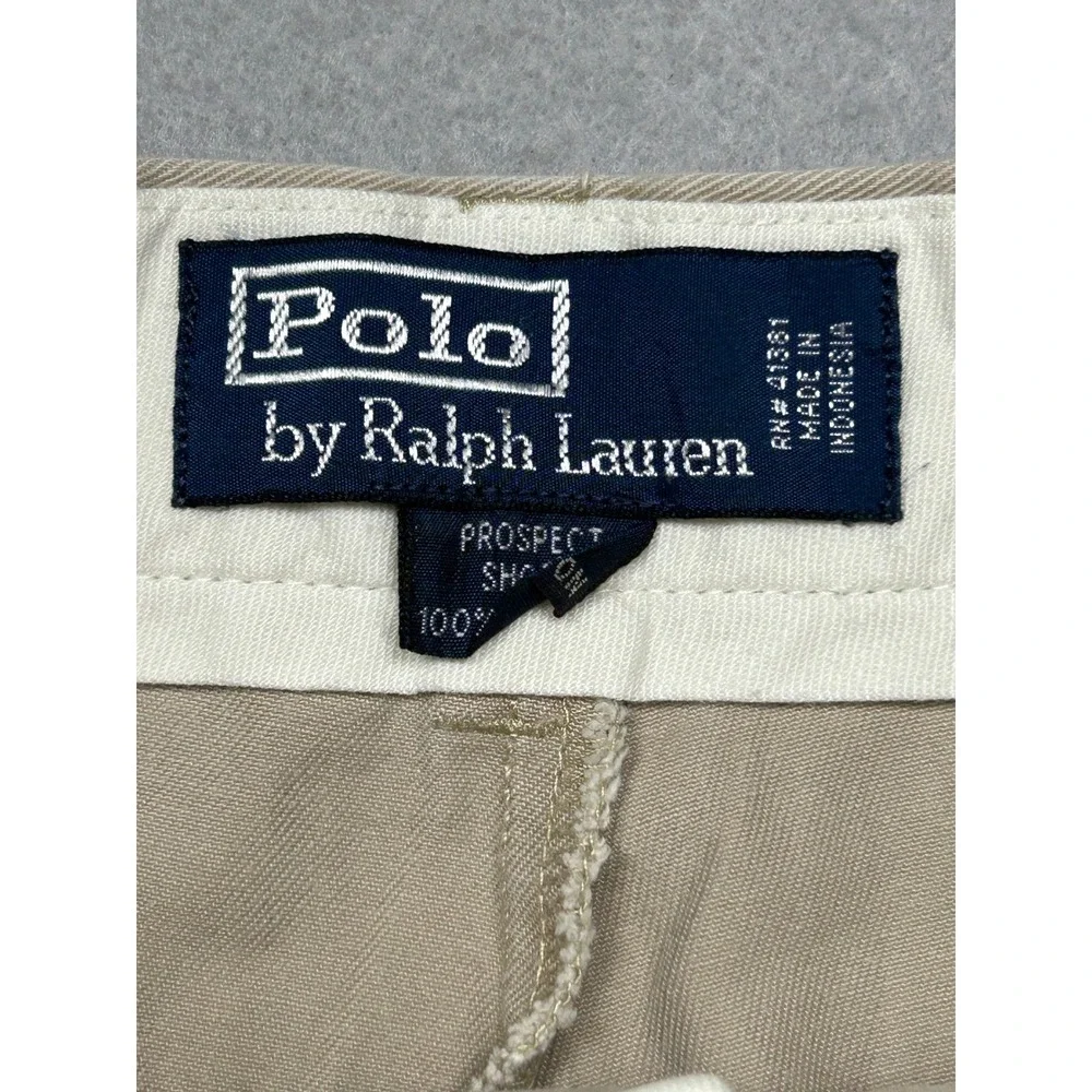 Polo Ralph Lauren Prospect Short 100% Cotton Khaki Tan 40 Mens